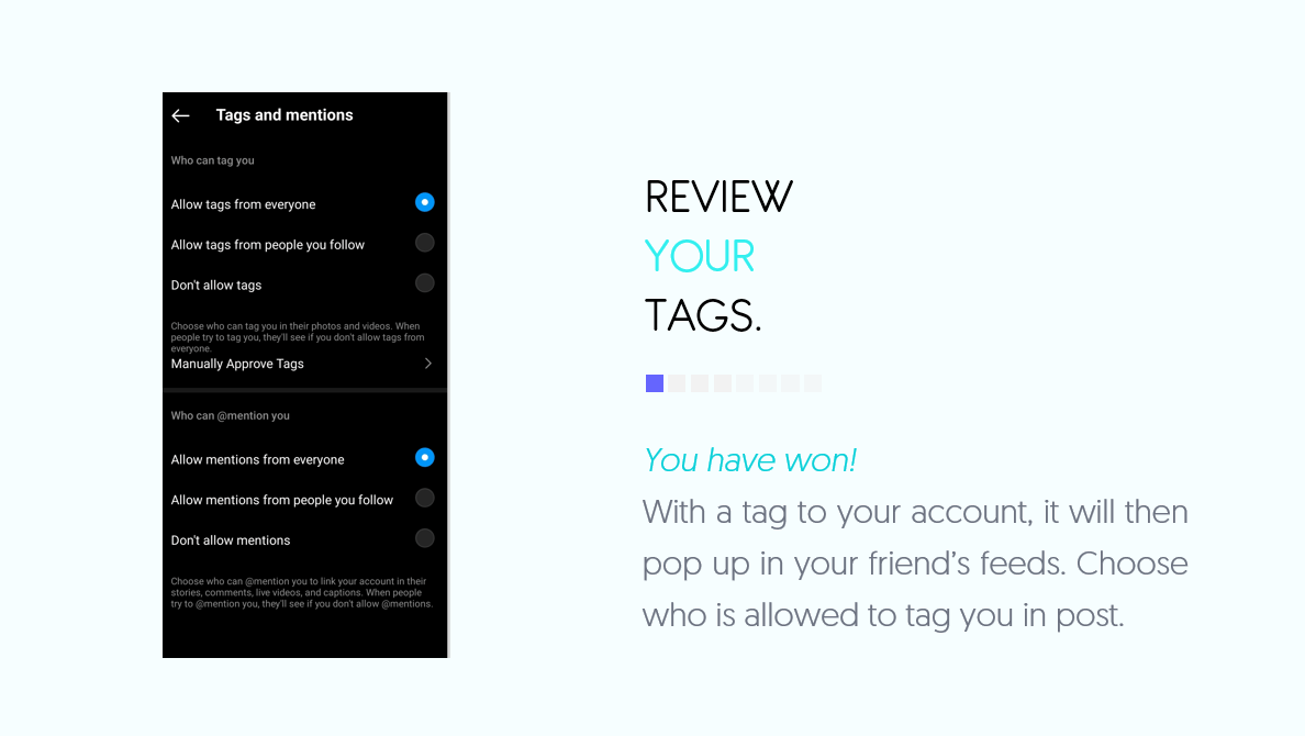 How to Review Tags on Social Media