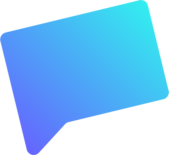 square speech bubble icon with slightly round corners
