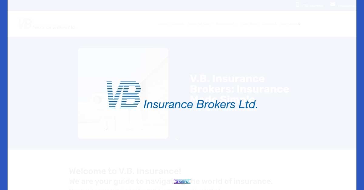 mostly white image with VB Insurance Brokers Ltd. logo on it.